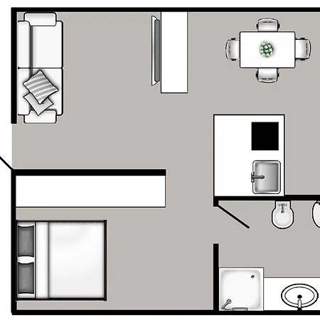 شقة Green House *